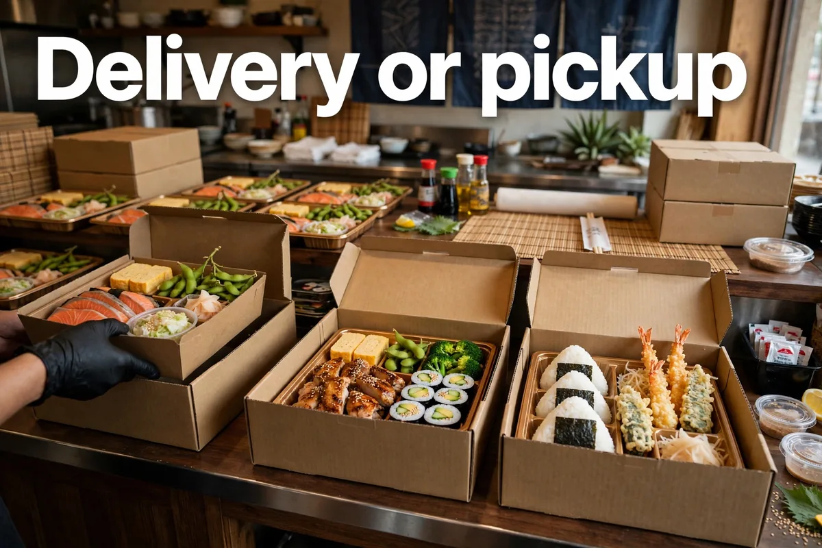 Delivery vs branch pickup