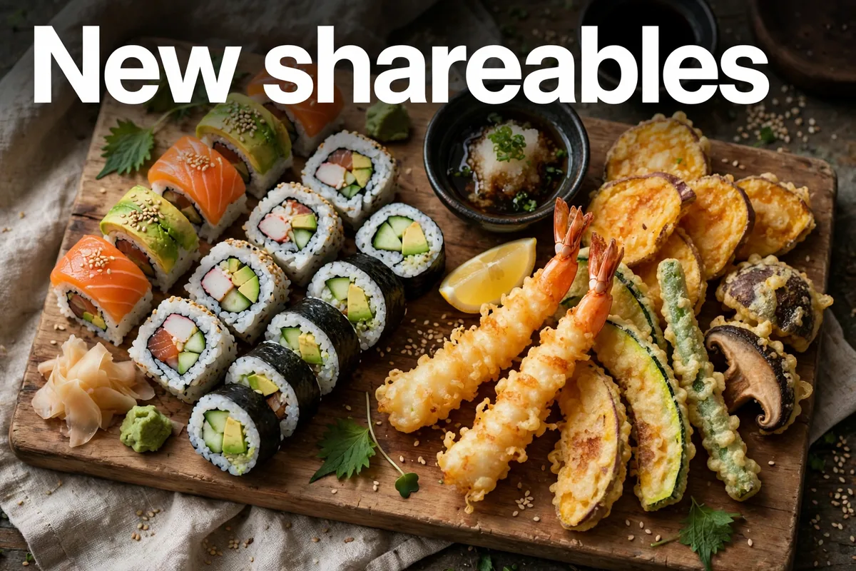 New shareables and mixers