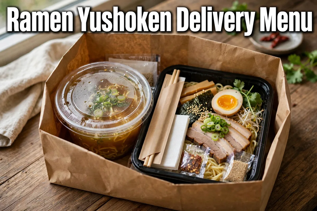 Ramen Yushoken Delivery Menu