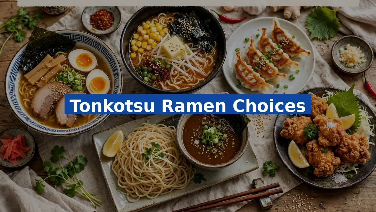Tonkotsu Ramen Choices
