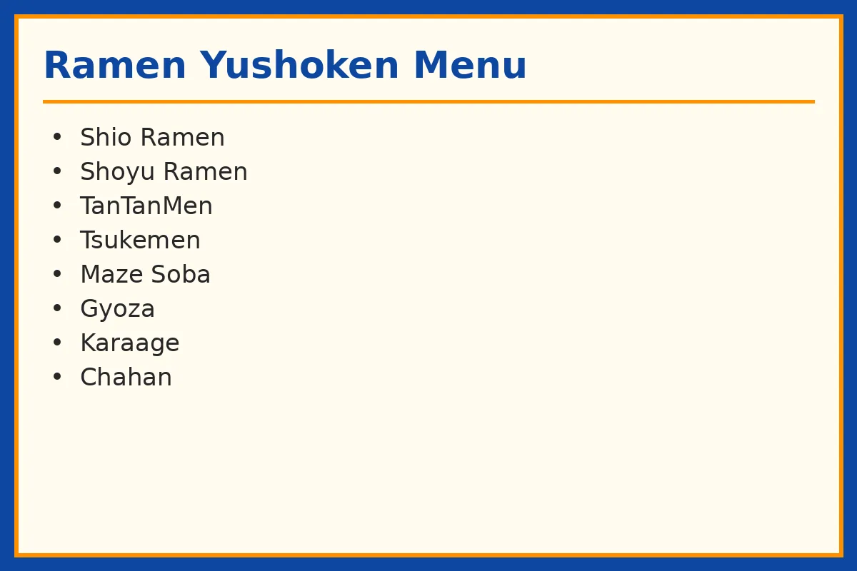 What Is Ramen Yushoken?