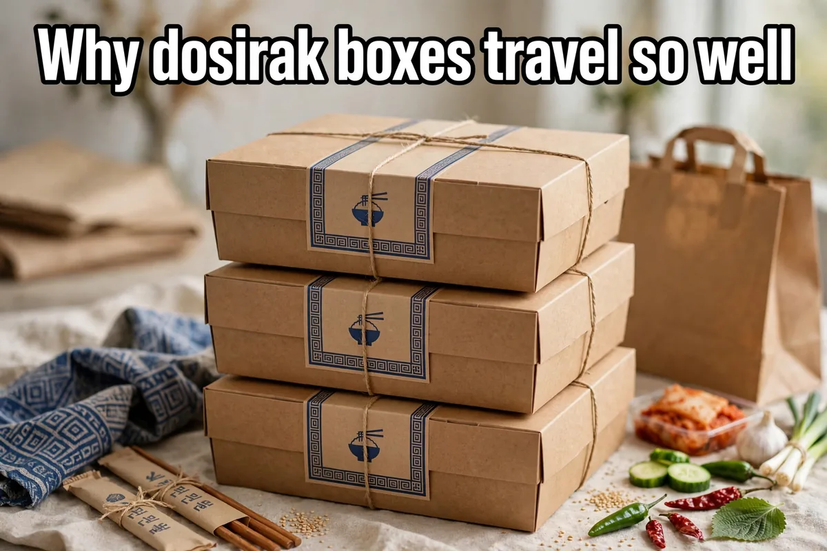 Why dosirak boxes travel so well