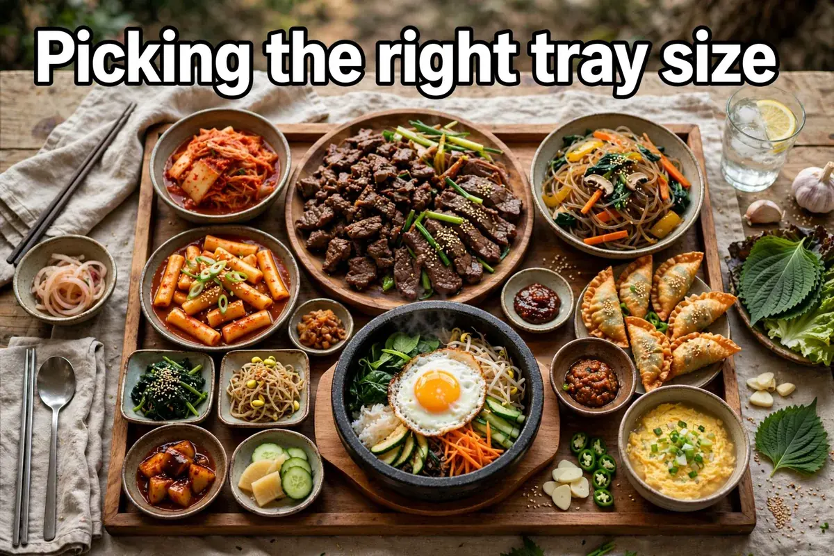 Picking the right tray size