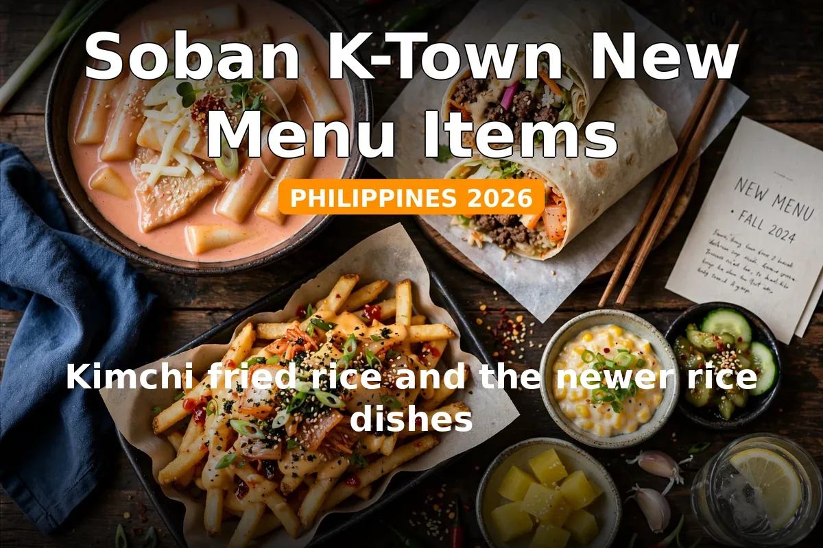 Kimchi fried rice and the newer rice dishes