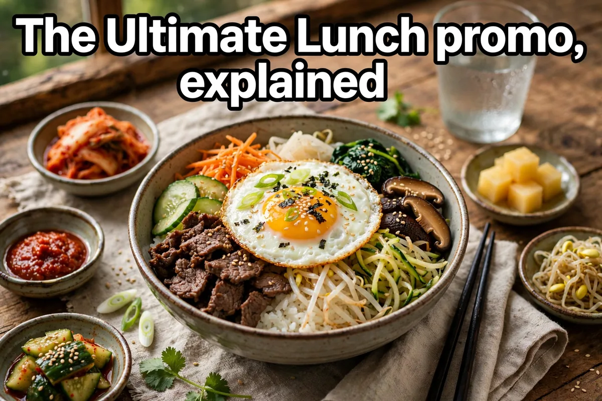 The Ultimate Lunch promo, explained