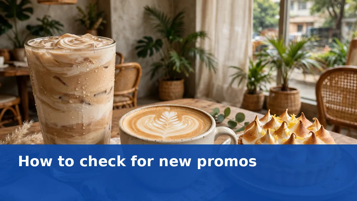 How to check for new promos
