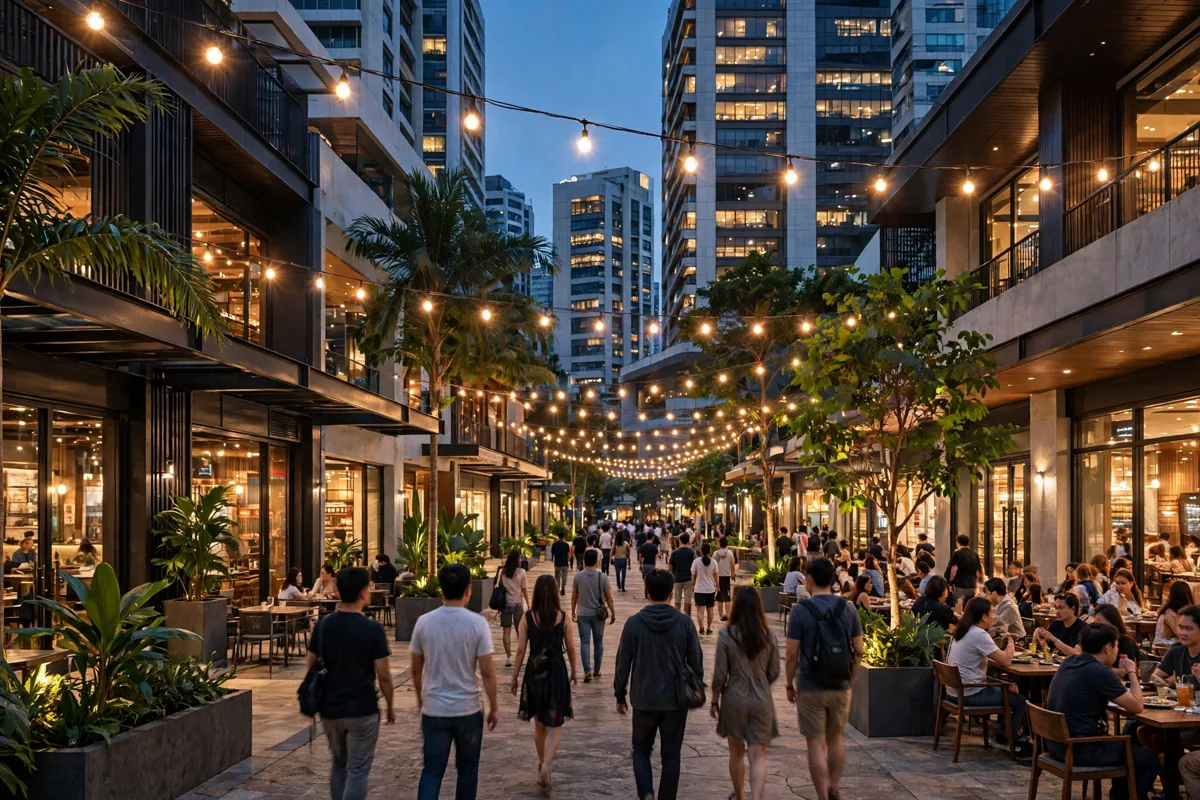 Finding the Serendra shops
