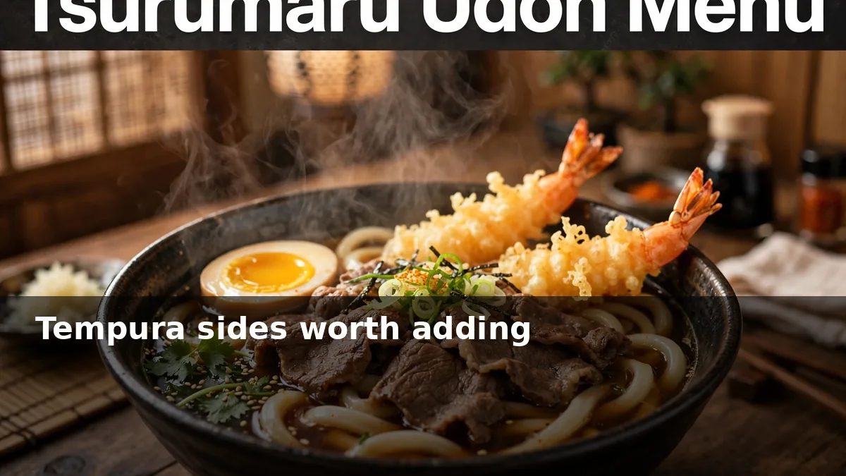 Tempura sides worth adding