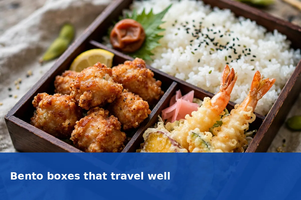 Bento boxes that travel well